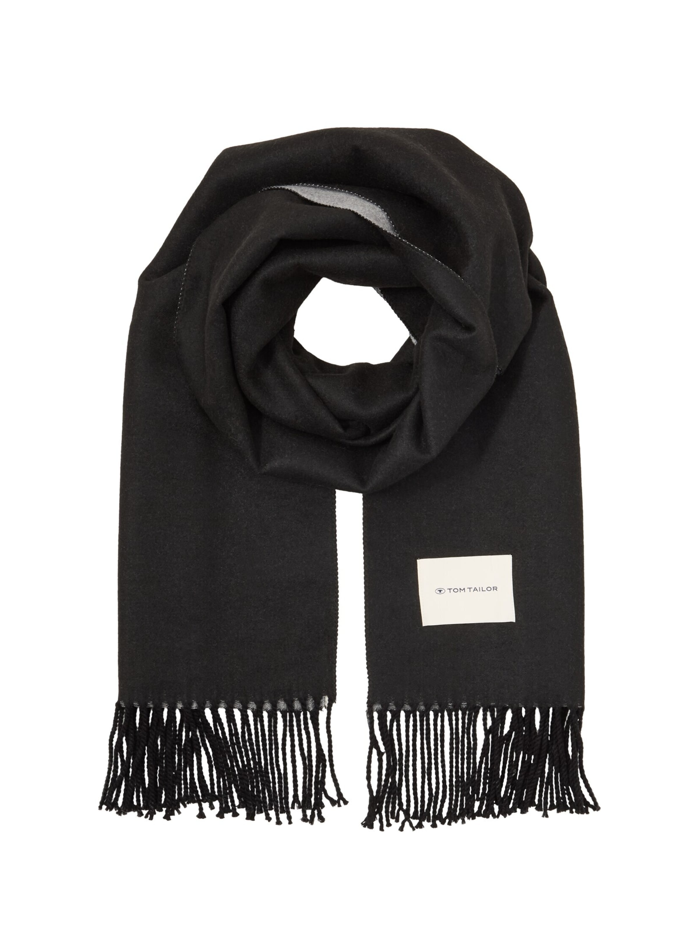 TOM TAILOR Shawl in Black: front