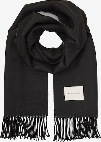 TOM TAILOR Schal in Schwarz: Vorderseite
