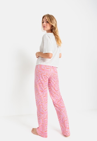 Pyjama LSCN by LASCANA en rose