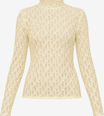 SASSYCLASSY Shirt in Yellow: front