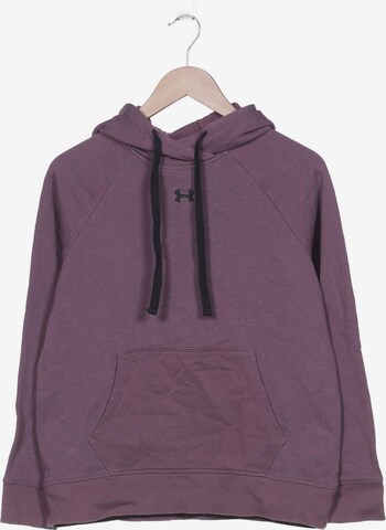 UNDER ARMOUR Sweatshirt & Zip-Up Hoodie in S in Purple: front