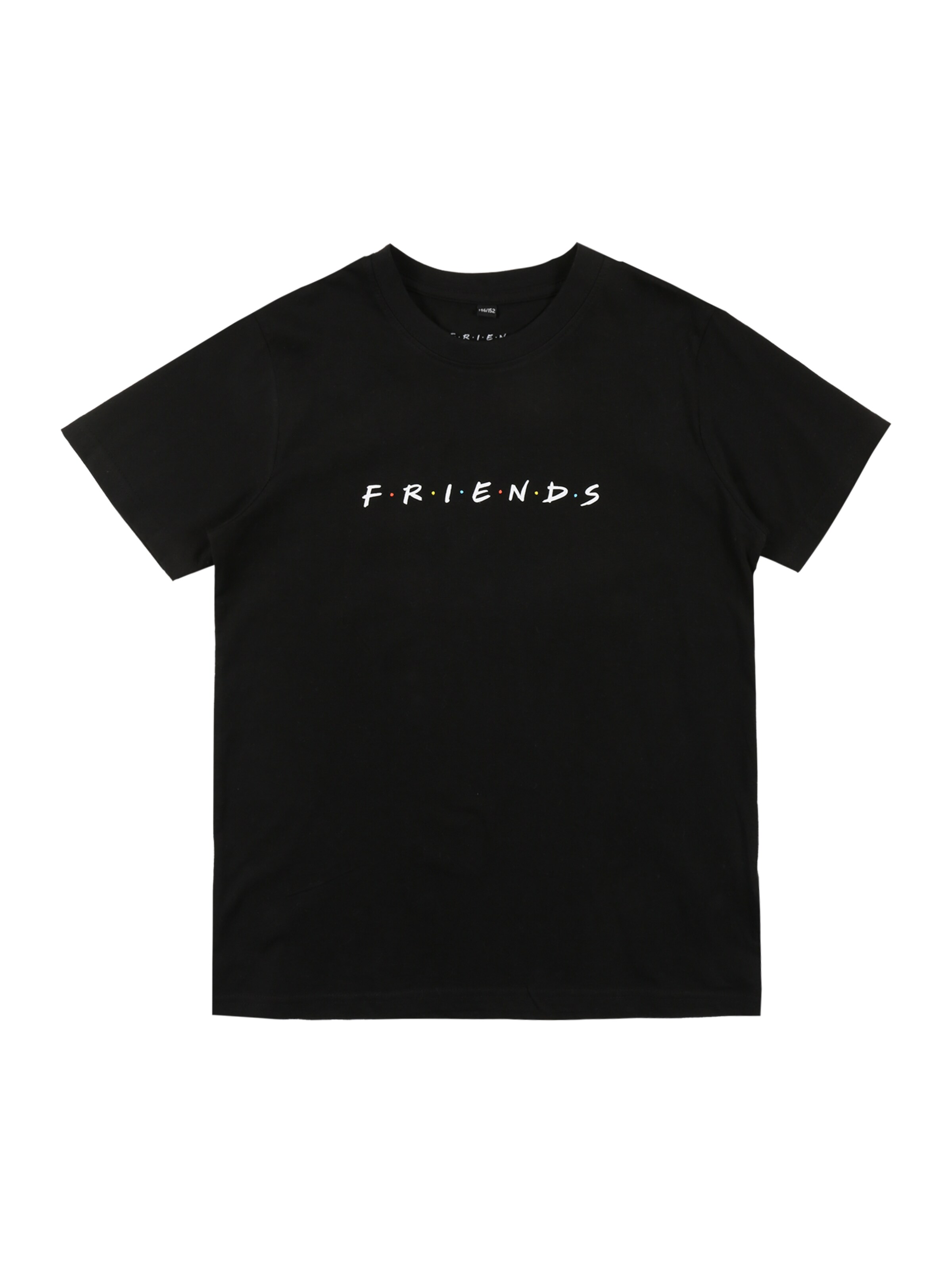 Maglietta 'Friends' di Mister Tee in nero: frontale