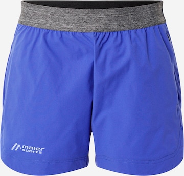Maier Sports Outdoor Pants 'Fortunit' in Blue: front