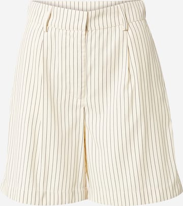 Loosefit Pantaloni 'Diplomatic' di System Action in beige: frontale