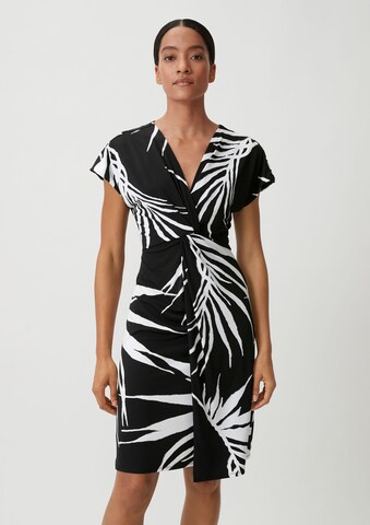 COMMA Kleid in Schwarz: Vorderseite