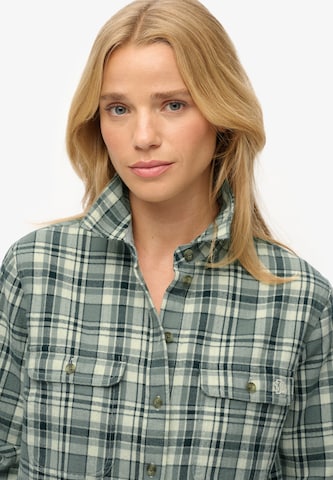 Chemisier Superdry en vert