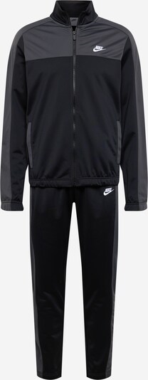 Nike Sportswear Облекло за бягане в антрацитно черно / черно / бяло, Преглед на продукта