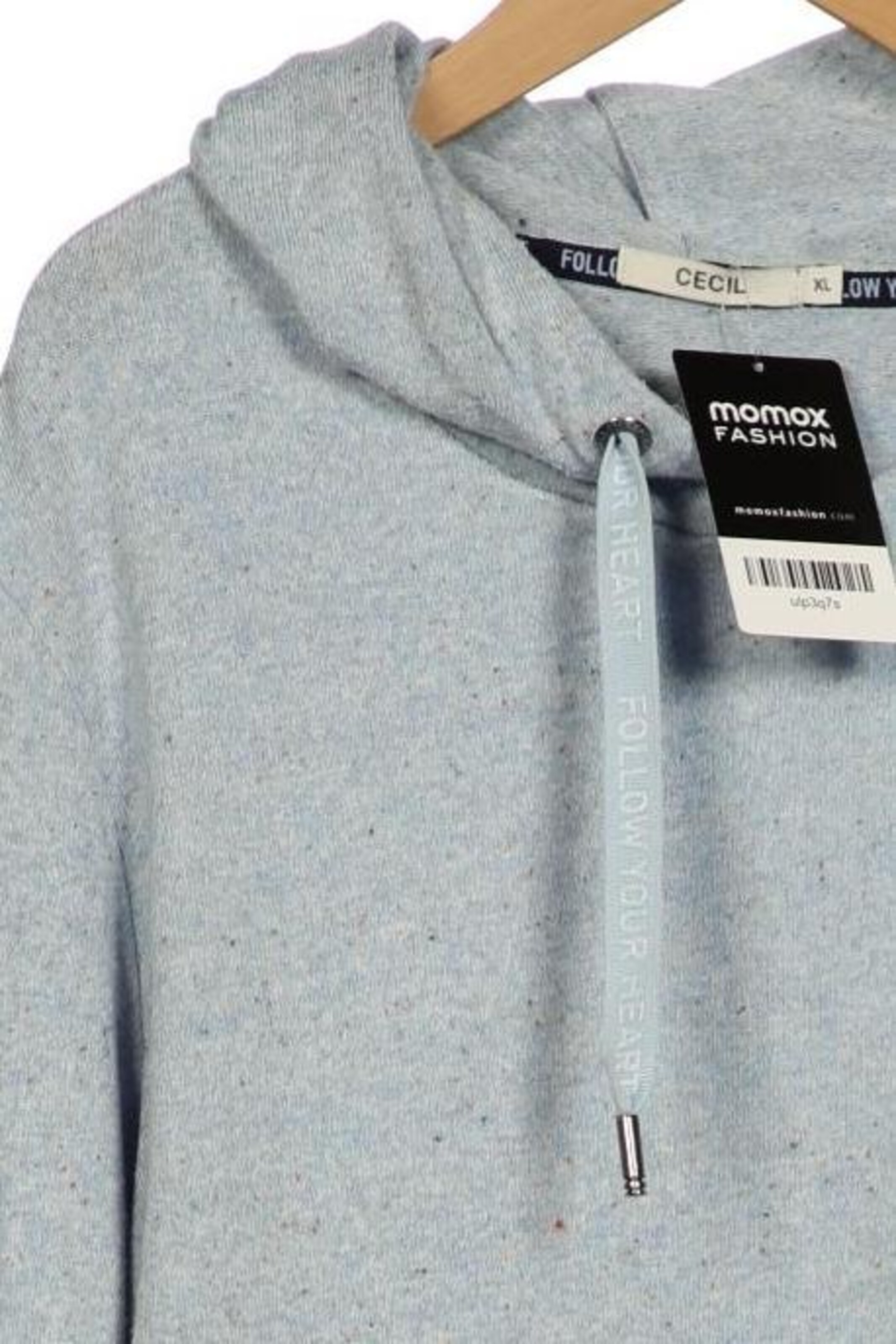 CECIL Sweatshirt & Zip-Up Hoodie in XL in Blue