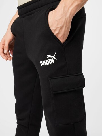 PUMA Tapered Sporthose in Schwarz