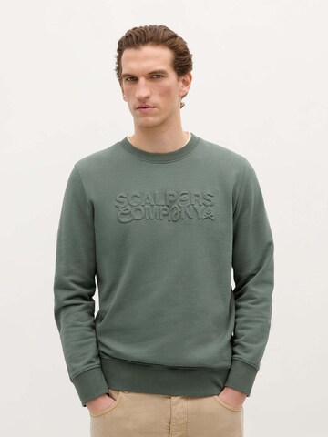 Scalpers Sweatshirt ' ' in Green: front