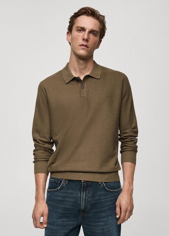 MANGO MAN Sweater 'Tens' in Green: front