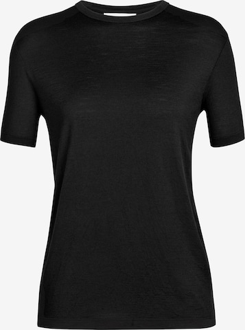 ICEBREAKER Performance shirt 'Granary' in Black: front