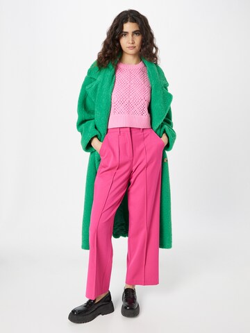 Smith&Soul - regular Pantalón de pinzas en rosa