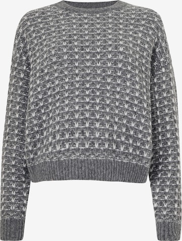 Noisy may Trui 'NMMAELYS' in Grijs: voorkant