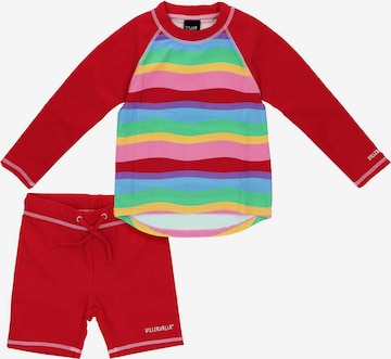 Villervalla UV Protection in Red: front