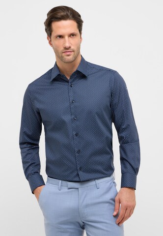 ETERNA Regular Fit Hemd in Blau: Vorderseite