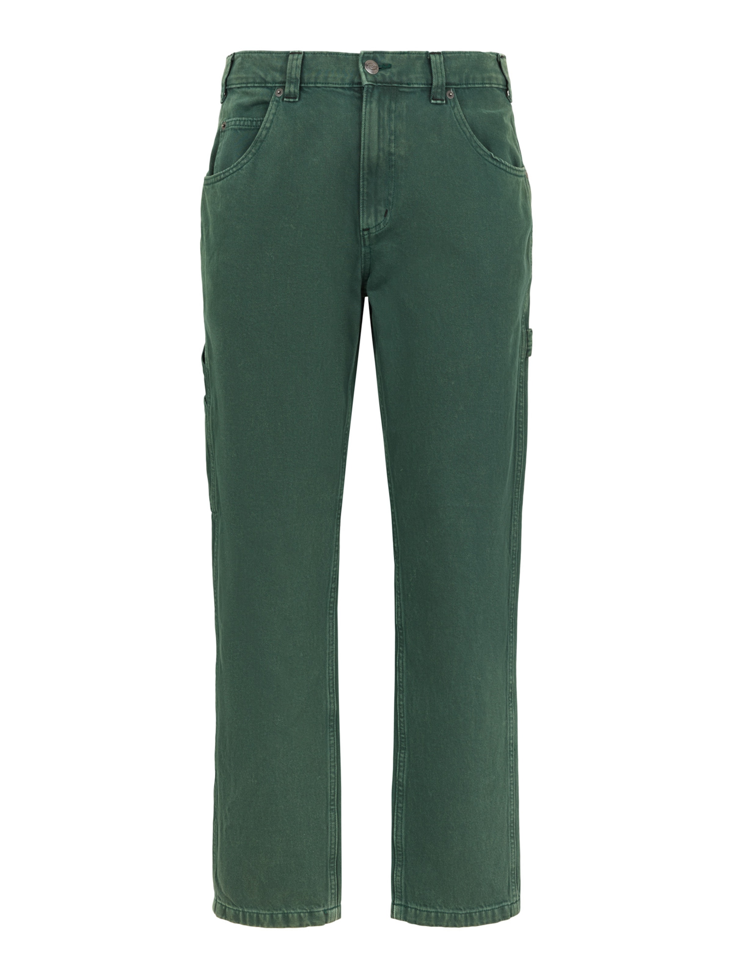 DICKIES Normální Džíny 'Garyville' – zelená: přední strana