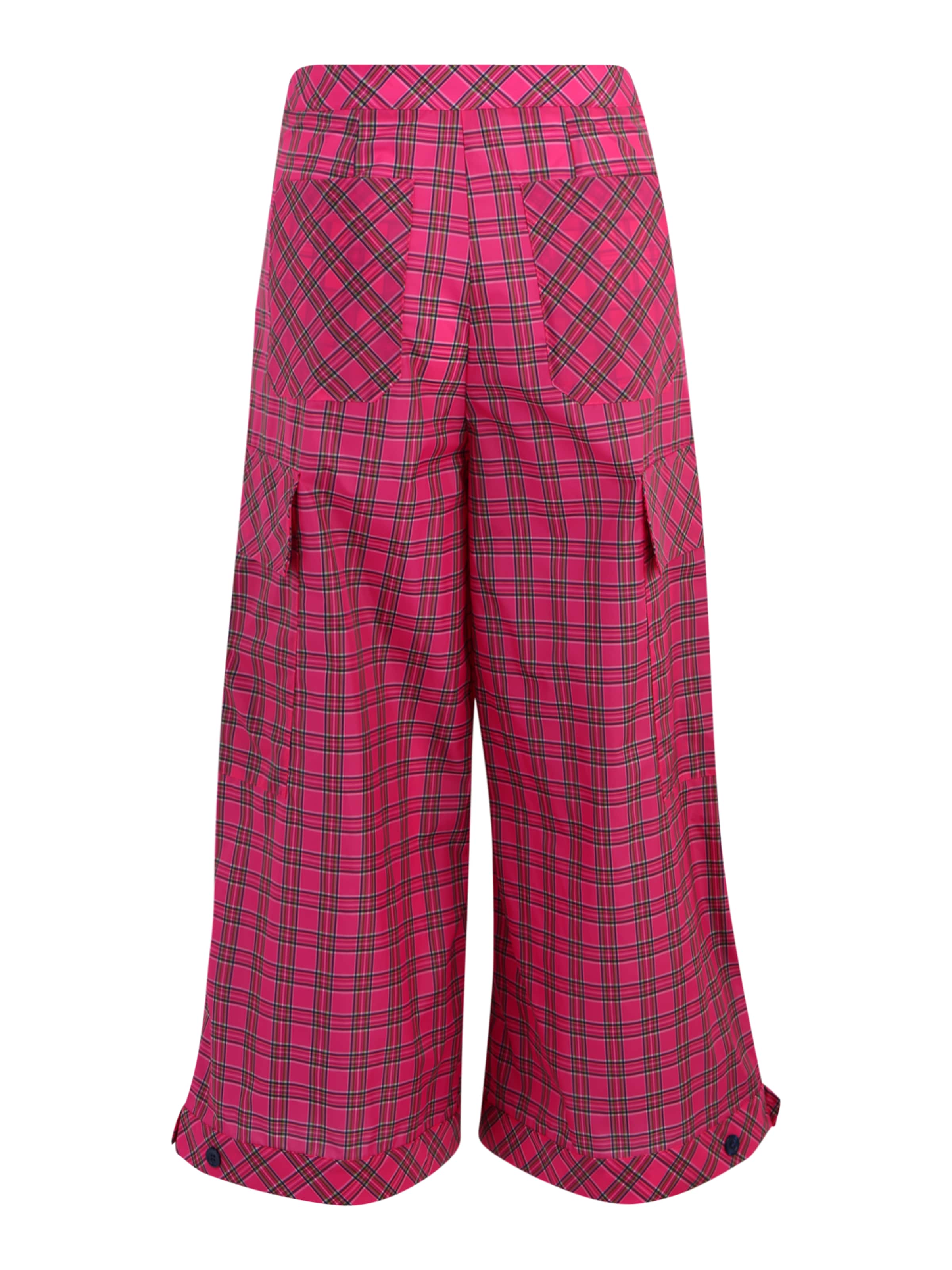 ABOUT YOU REBIRTH STUDIOS Свободный крой Штаны 'Dodo' в Ярко-розовый