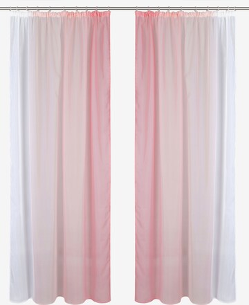 MY HOME Curtains & Drapes in Pink: front