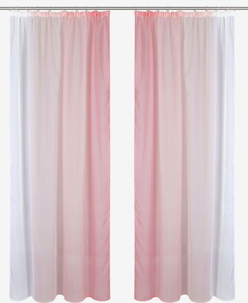 MY HOME Gardine in Pink: front