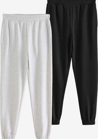 pelēks The Set Pakapēniski sašaurināts piegriezums Bikses: no priekšpuses