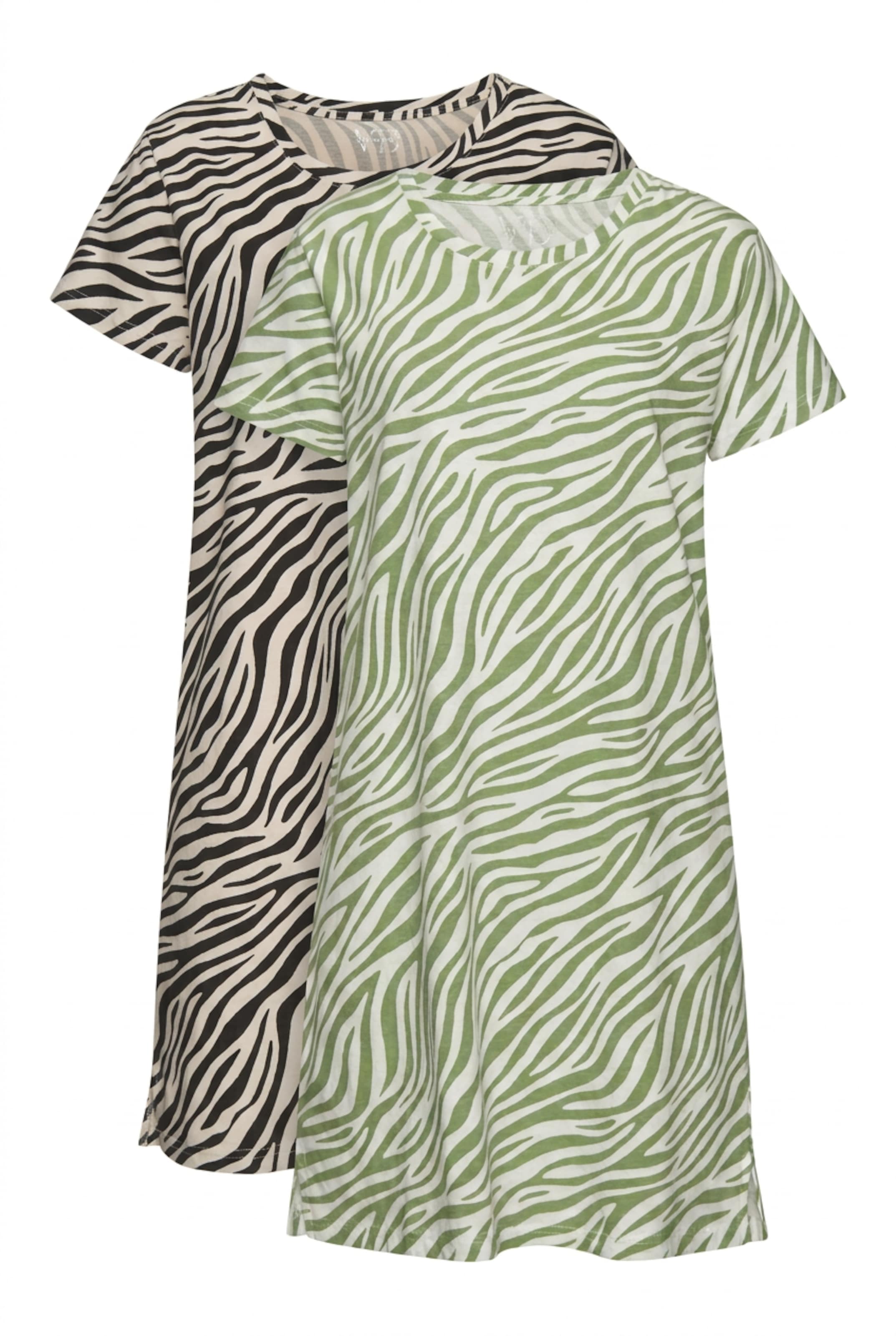 VIVANCE by LASCANA Jurk in Groen: voorkant