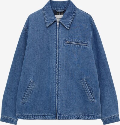 Pull&Bear Tussenjas in de kleur Blauw denim, Productweergave