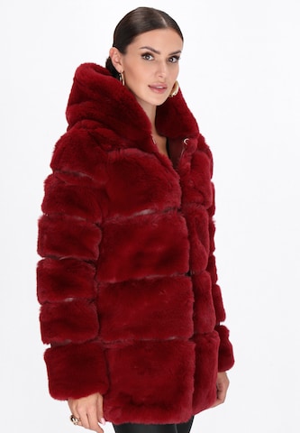 faina Winterjas in Rood: voorkant
