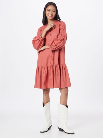 MSCH COPENHAGEN Shirt Dress in Red