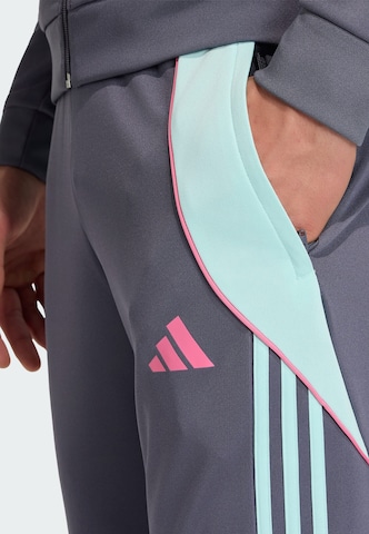 ADIDAS PERFORMANCE Slim fit Sports trousers 'Messi' in Grey