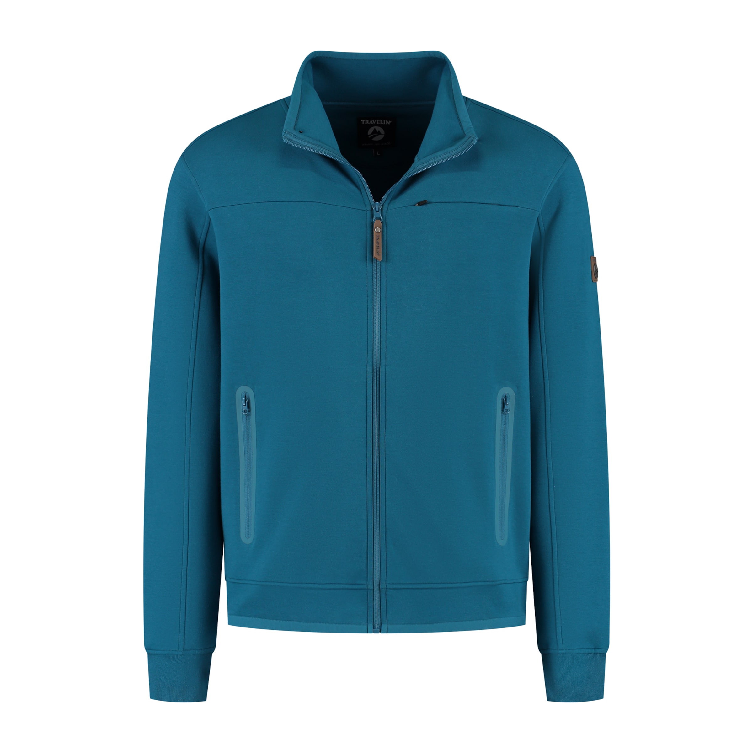 Travelin Outdoorjas 'Olle' in Blauw: voorkant