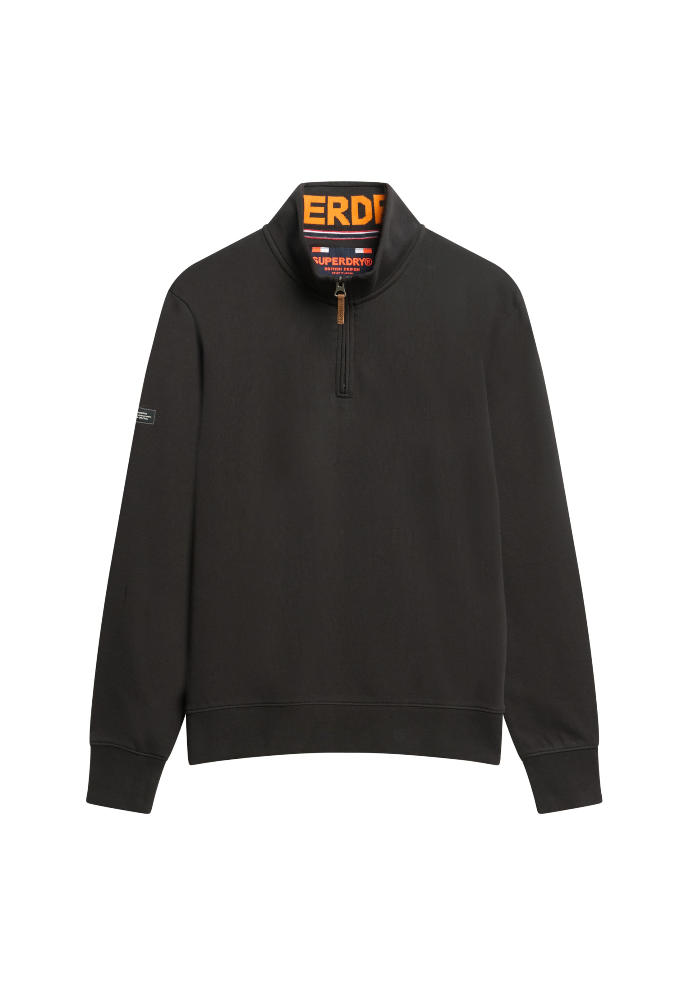 Superdry Sweatshirt in Black: front