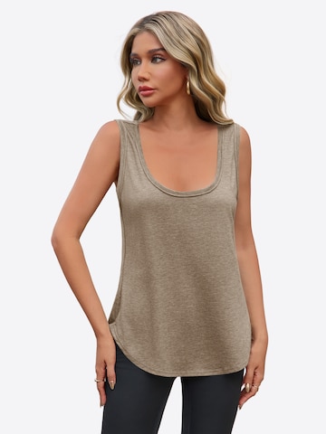 Imily Bela Top in Brown: front