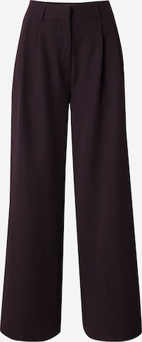 studioselect Wide leg Pleat-front trousers 'Zola' in Black: front