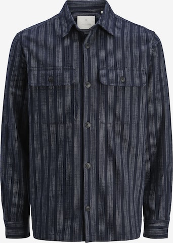 JACK & JONES Button Up Shirt 'JPRCCRAYMOND' in Blue: front
