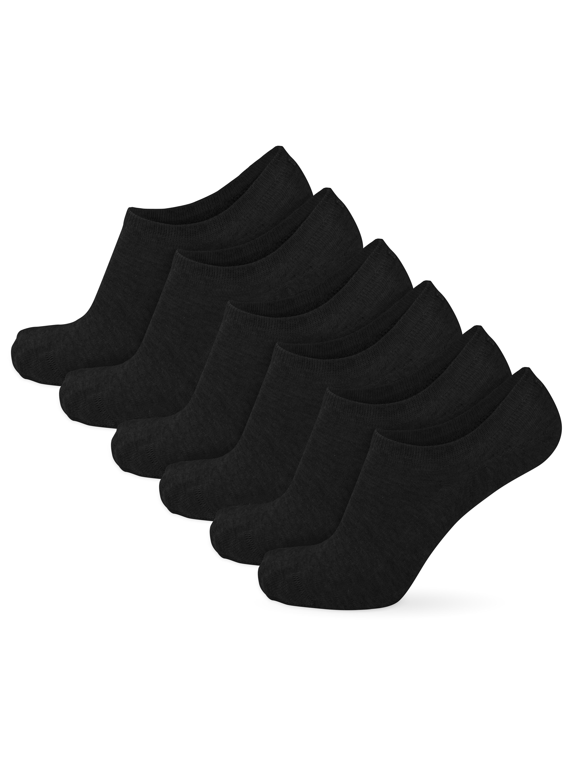 Circle Five Ankle socks '6 Paar Füßlinge Silikongrip ohne verrutschen' in Black
