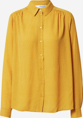 SELECTED FEMME Blouse 'Dynella' in Yellow: front