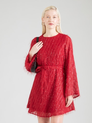 VILA Kleid 'VIFEATHER' in Rot: Vorderseite