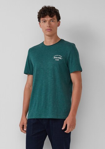 T-Shirt s.Oliver en vert : devant