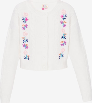 IZIA Oversized vest in Wit: voorkant