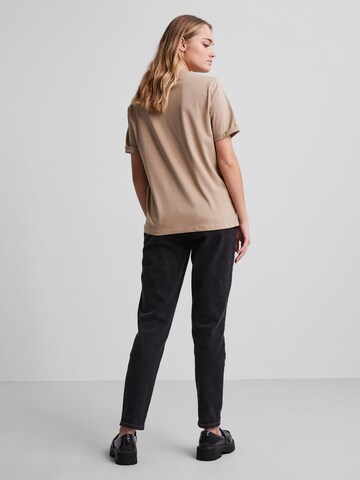 PIECES T-Shirt 'Ria' in Beige