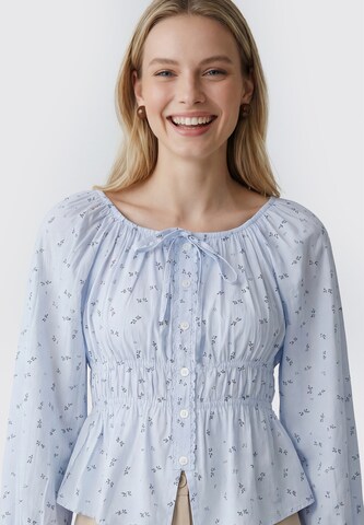 Usha - Blusa en azul