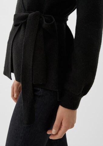 s.Oliver Knit Cardigan in Black