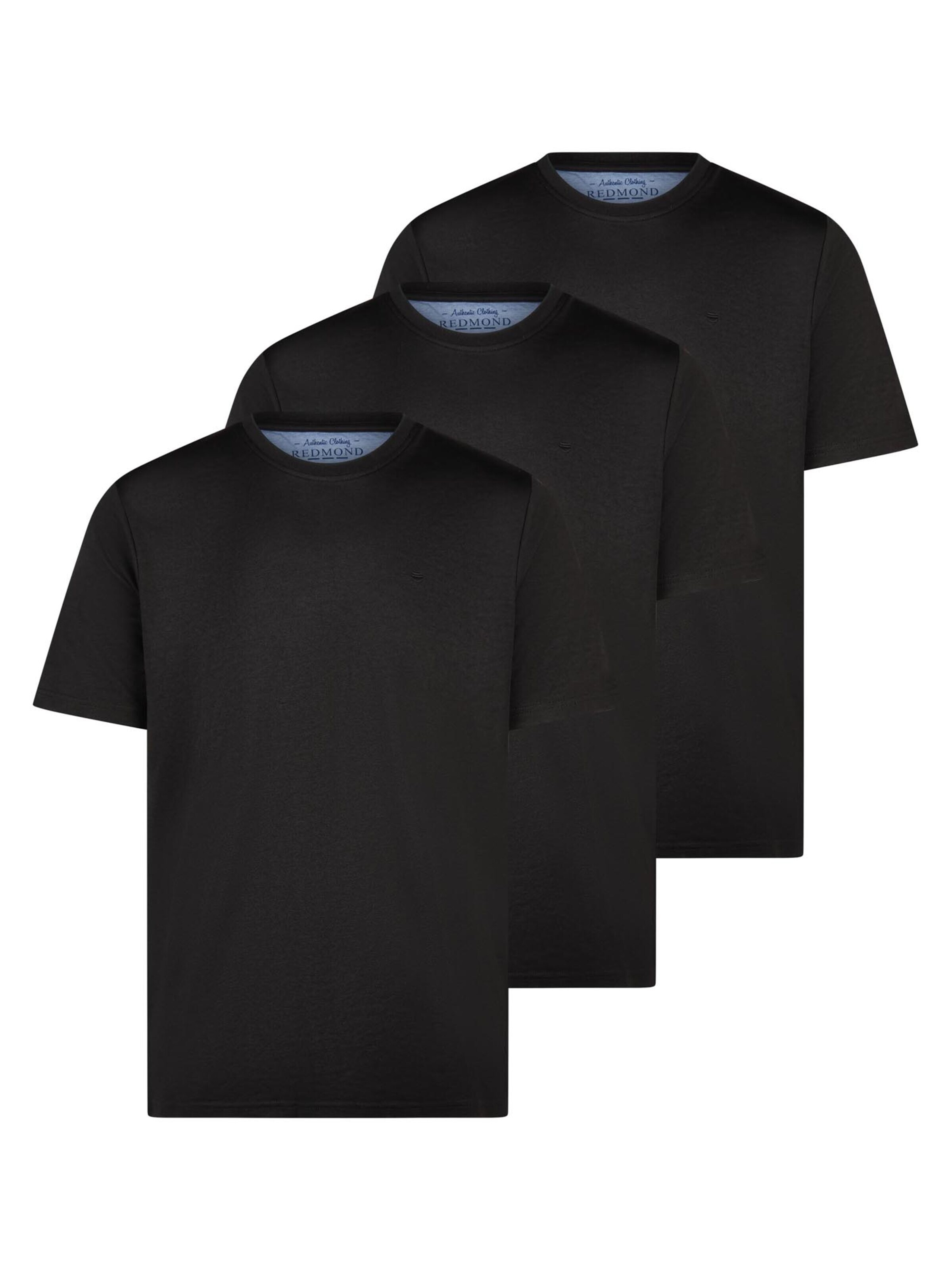 redmond Shirt 'Basic' in Black: front