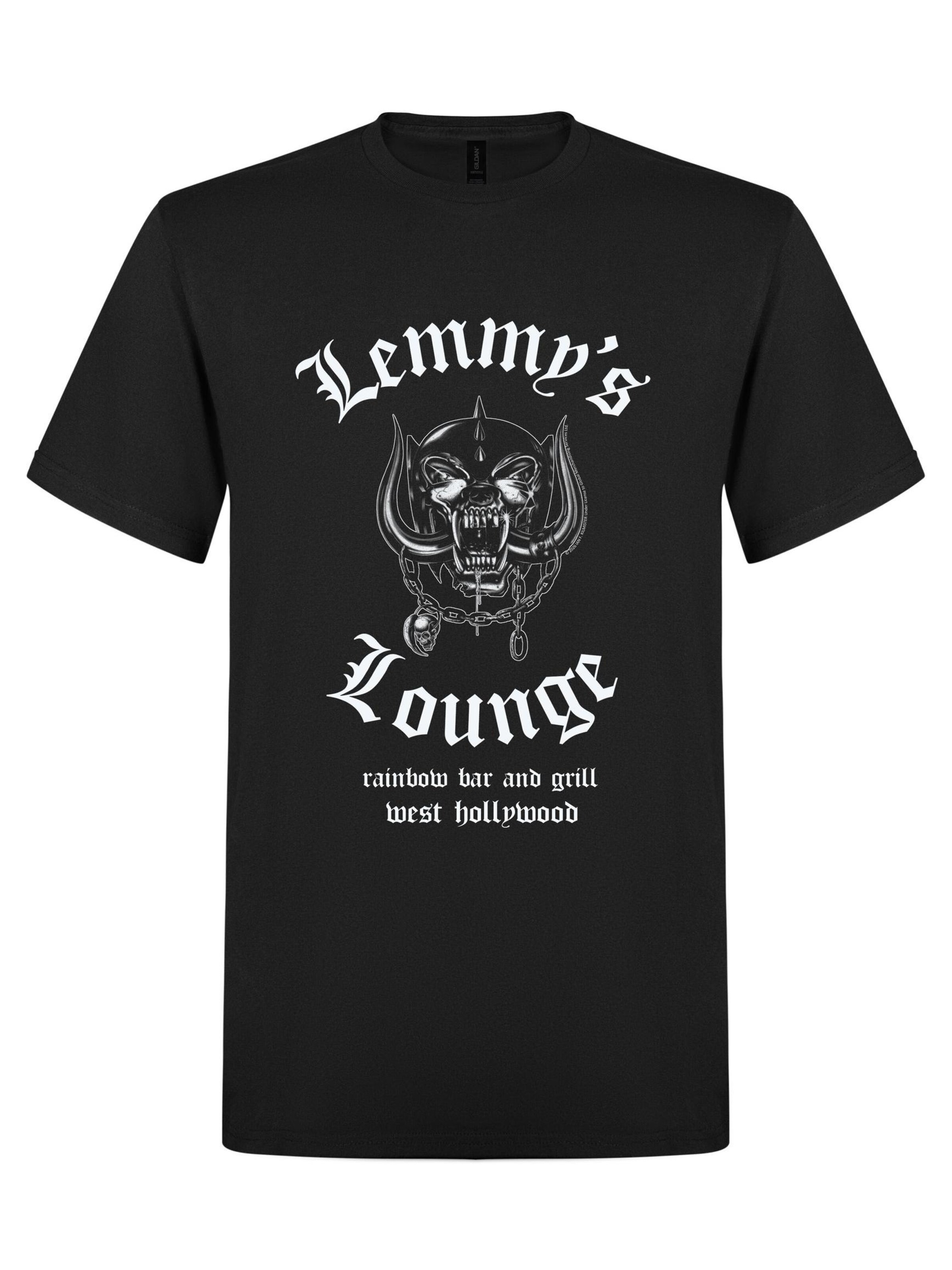 Lemmy Kilmister Koszulka 'Lemmy Kilmister -  Lemmy´s Lounge T-Shirt' w kolorze czarny: przód