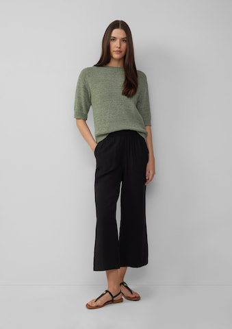 s.Oliver Wide leg Trousers in Black