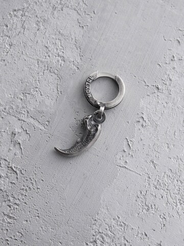 REYTEL Earring 'GRIZZLY BEAR CLAW' in Silver: front