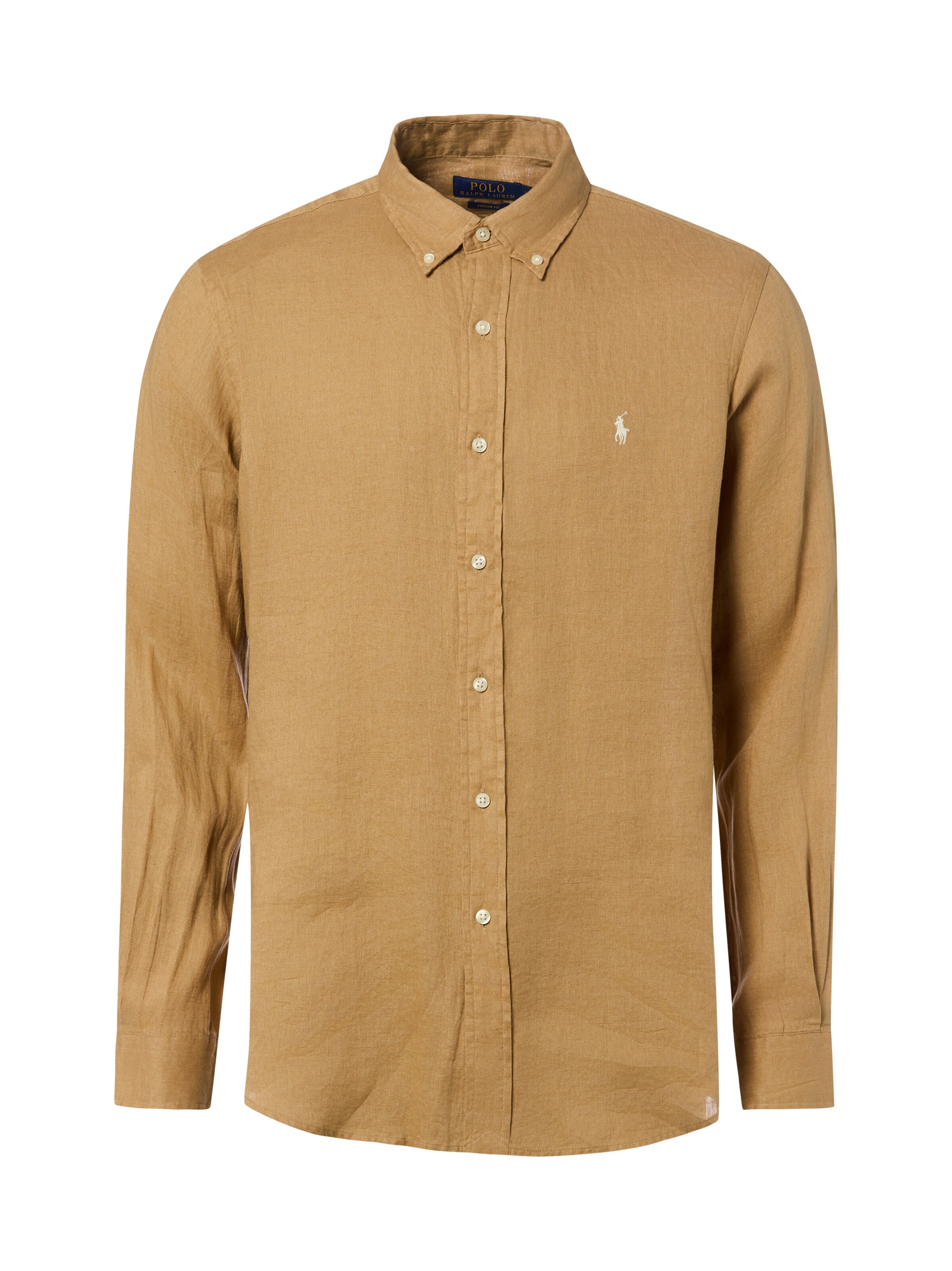 Polo Ralph Lauren Leinenhemd in braun, Produktansicht