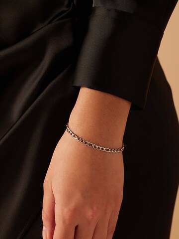 Lucardi Bracelet 'Glitzerndes Basic' in Silver