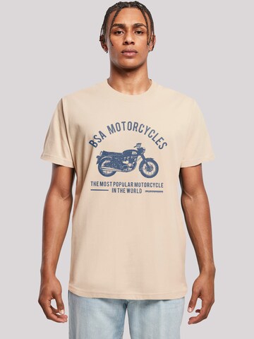 T-Shirt F4NT4STIC en beige : devant